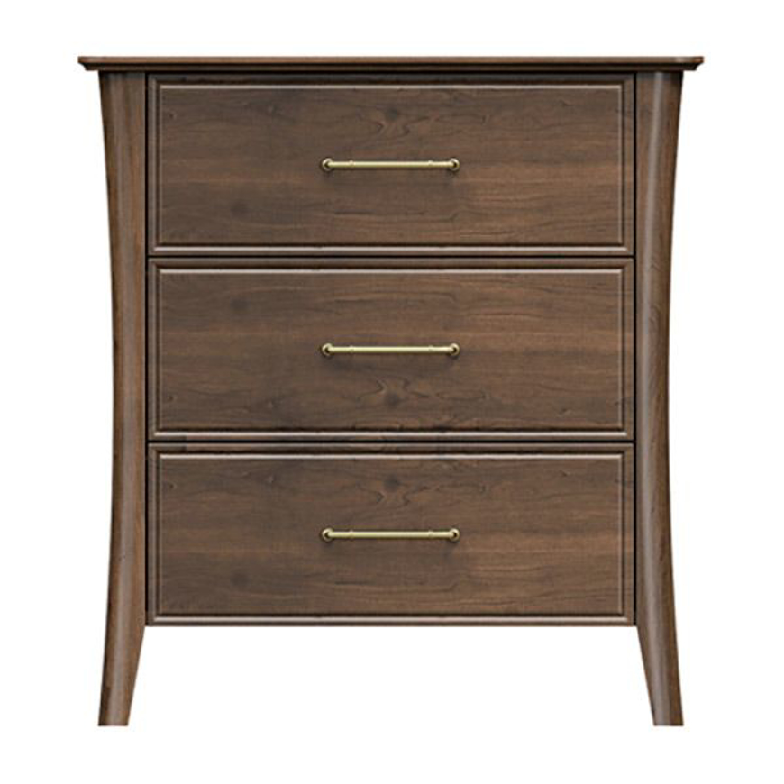 Picture of WESTWOOD THREE DRAWER BEDSIDE CHEST 32"
