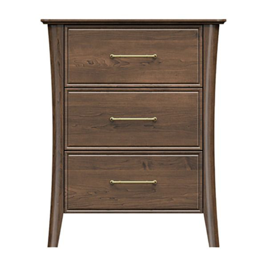 Picture of WESTWOOD 3 DRAWER BEDSIDE CHEST 28"