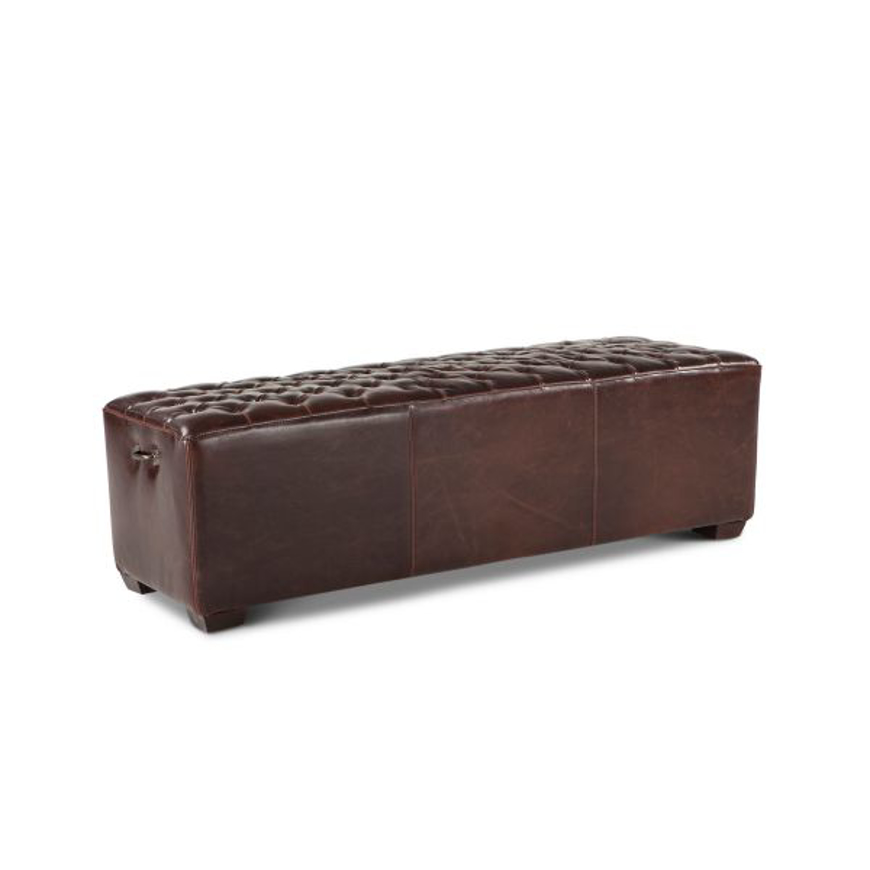 Picture of D'ORSAY 58" UPHOLSTERED LEATHER BENCH