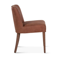 Picture of BUDDY SIDE CHAIR TAN LEATHER