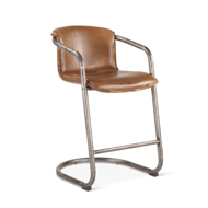 Picture of Portofino Leather Counter Chair Berham Chestnut