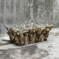 Picture of TEAK ROOT COFFEE TABLE