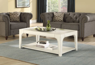 Picture of HARMONY RECTANGULAR COFFEE TABLE WITH CASTERS