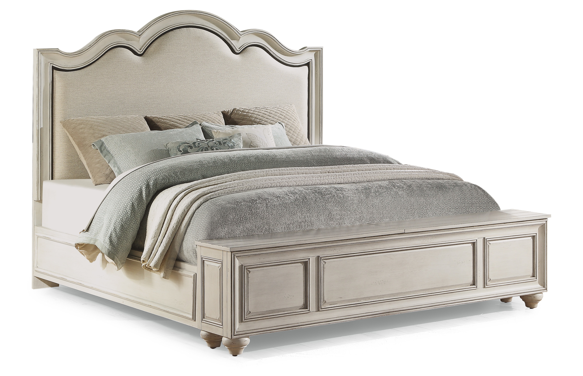 HARMONY KING UPHOLSTERED STORAGE BED | Benfatti's Furniture