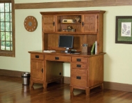 Picture of Lloyd Pedestal Desk with Hutch by homestyles