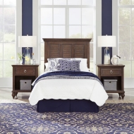Picture of Marie Twin Headboard and Two Nightstands by homest