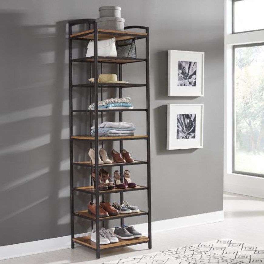 Picture of Modern Craftsman Closet Wall Shelf Unit by homesty