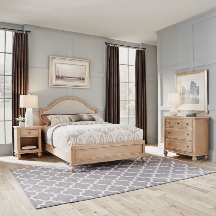 Picture of Claire Queen Bed, Nightstand and Chest by homestyl