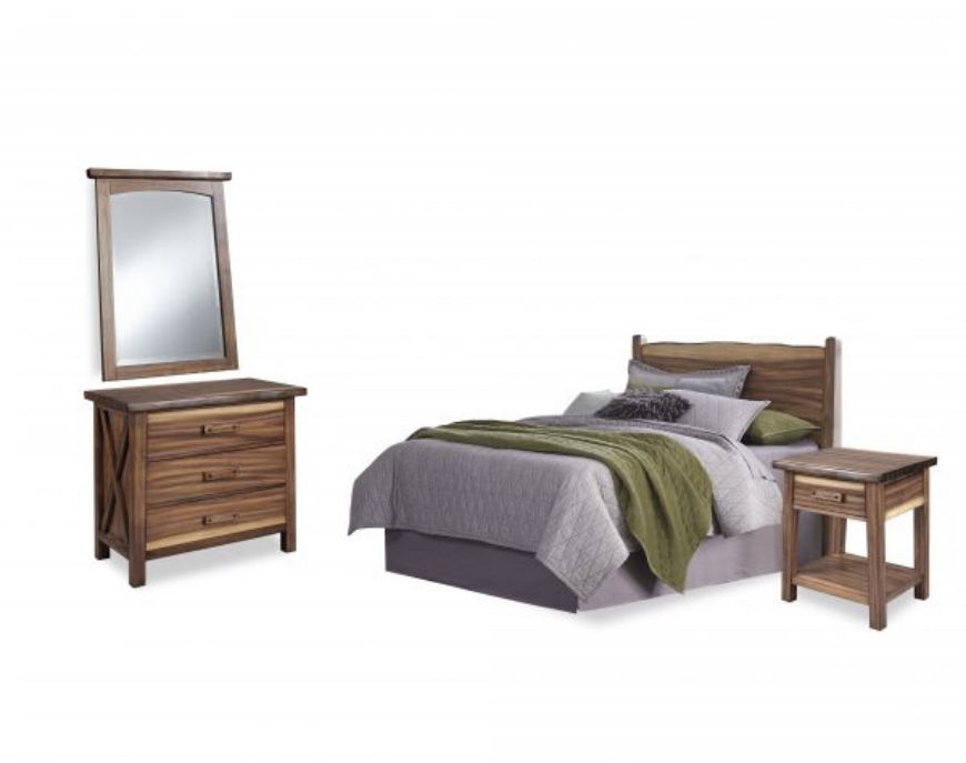 Picture of Forest Retreat Queen Bed, Nightstand, Chest, and M