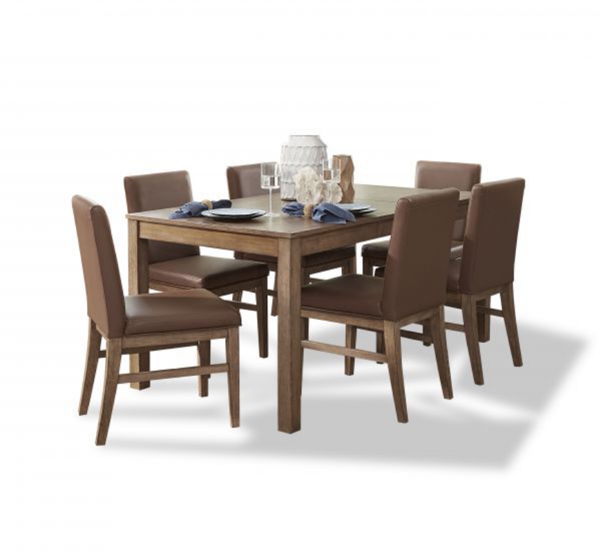 Picture of Montecito Dining Table and 6 Upholstered Chairs by