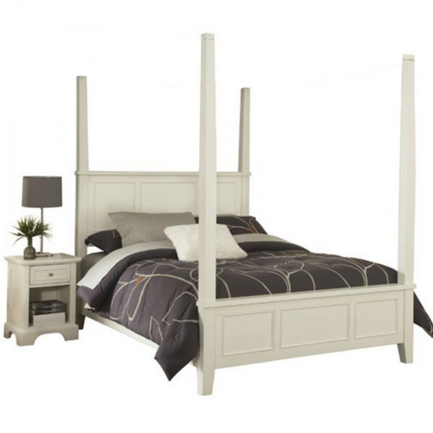 Picture of Century Queen Bed and Nightstand by homestyles