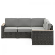 Picture of Boca Raton Outdoor 5 Seat Sectional by homestyles