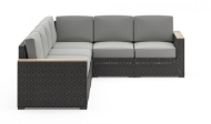 Picture of Boca Raton Outdoor 6 Seat Sectional by homestyles