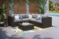 Picture of Cape Shores Sectional and Table Set by homestyles