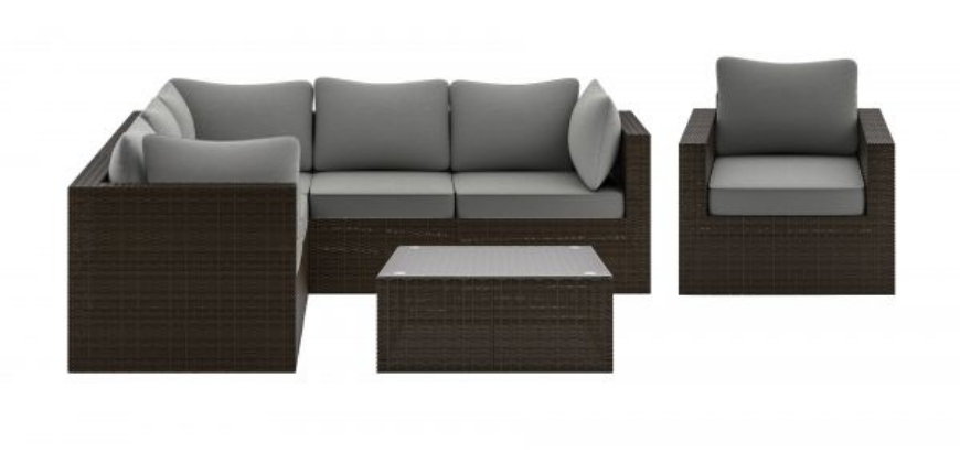 Picture of Cape Shores 3-Piece Sectional Set by homestyles