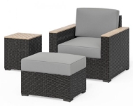 Picture of Boca Raton Outdoor Loveseat, Arm Chair Pair and Tw