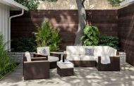 Picture of Palm Springs Outdoor 4 Seat Sectional, Arm Chair P