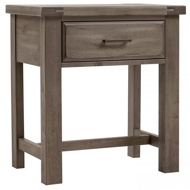 Picture of PEWTER 1 DRAWER NIGHTSTAND