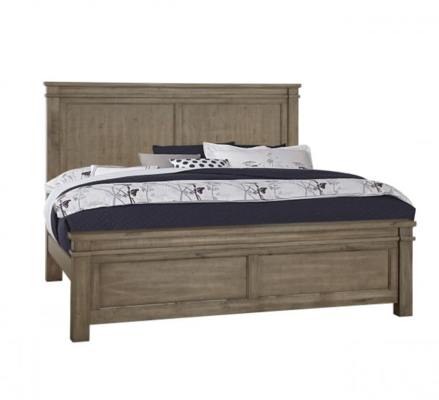Picture of STONE GREY QUEEN MANSION BED