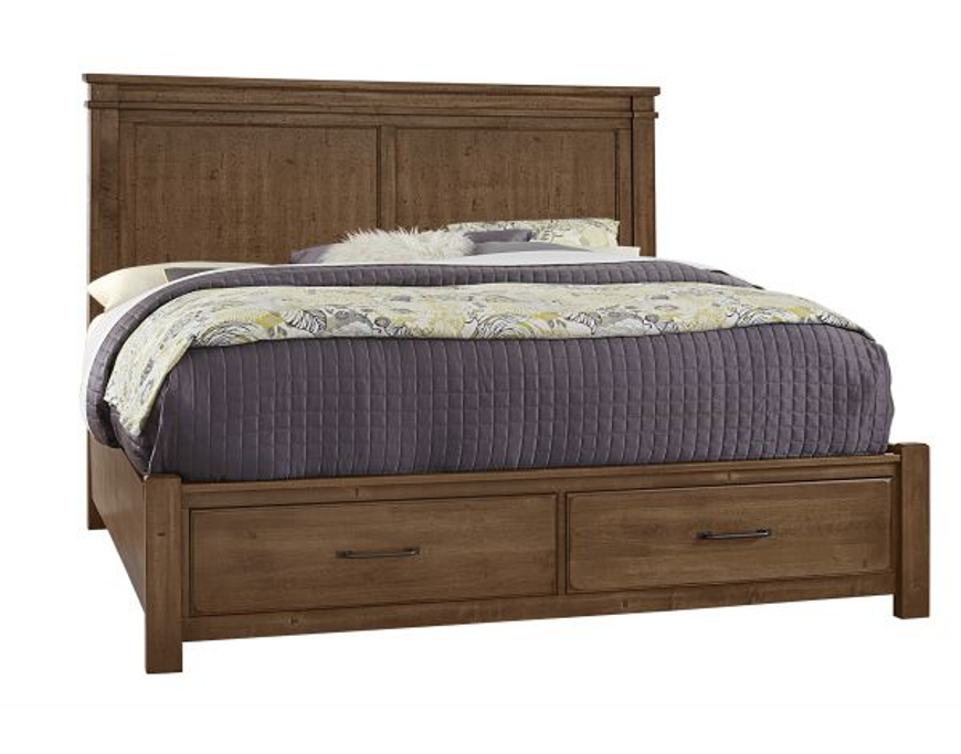 Picture of AMBER QUEEN MANSION BED WITH FOOTBOARD STORAGE