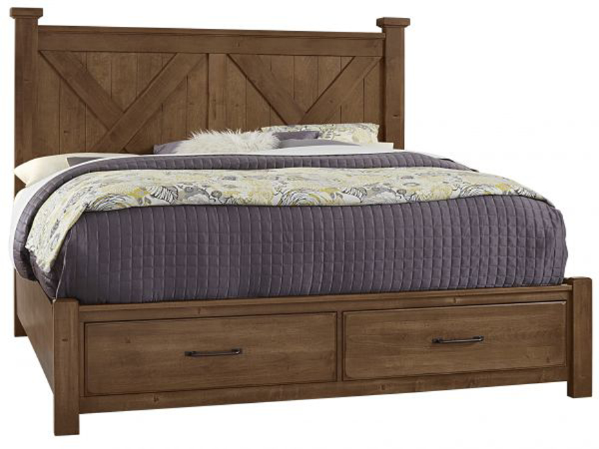 Picture of AMBER KING X BED WITH FOOTBOARD STORAGE
