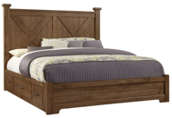 Picture of AMBER KING X BED WITH 2 SIDES STORAGE
