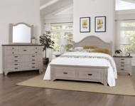 Picture of DOVER GREY/FOLKSTONE FULL ARCH STORAGE BED