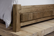 Picture of NATURAL QUEEN POSTER BED WITH 6X6 FOOTBOARD