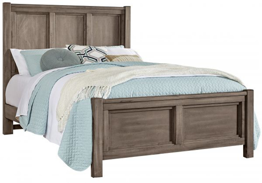 Show details for PEWTER KING PANEL BED Picture of PEWTER KING PANEL BED