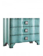 Picture of MELANGE TURQUOISE CRACKLE CHEST
