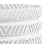 Picture of HERRINGBONE BOWL WHITE