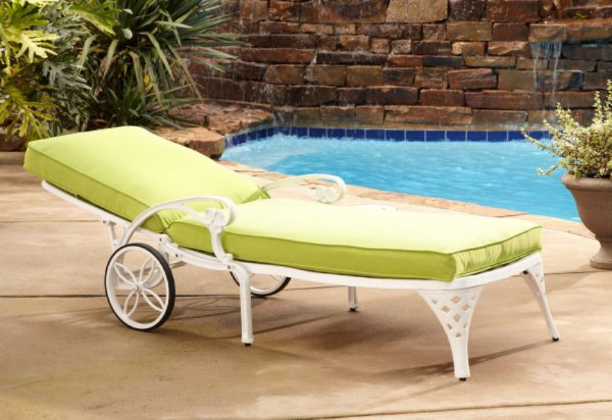Picture of Biscayne Chaise Lounge with Cushion by homestyles