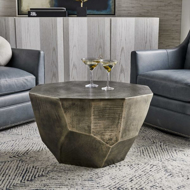 Picture of CATHENNA COFFEE TABLE - ANTIQUED NICKEL