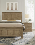 Picture of WARM NATURAL KING WINDOW BED