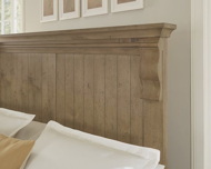 Picture of WARM NATURAL KING CORBEL BED