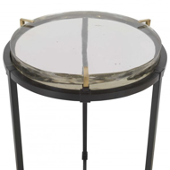 Picture of ICE BLOCK ACCENT TABLE ROUND