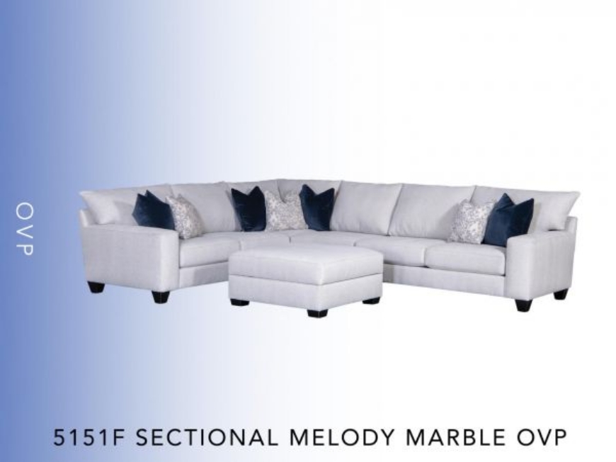 Picture of LEFT ARM FACING CORNER SOFA MELODY MARBLE OVP
