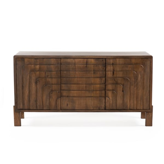 Show details for OAK PARK 60" SIDEBOARD IN ACORN BROWN Picture of OAK PARK 60" SIDEBOARD IN ACORN BROWN