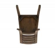 Picture of DOVETAIL HORIZONTAL SLAT SIDE CHAIR IN NATURAL FINISH