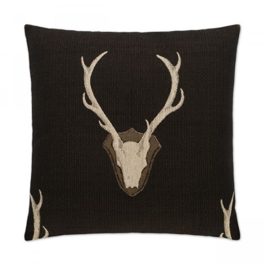 Show details for UNCLE-BUCK BLACK THROW PILLOW Picture of UNCLE-BUCK BLACK THROW PILLOW