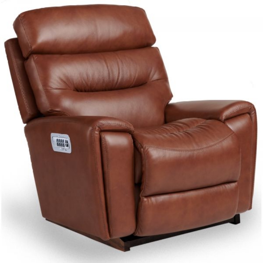 Picture of SOREN POWER ROCKING RECLINER WITH POWER HEADREST AND LUMBAR IN TOP GRAIN LEATHER