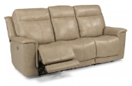 Picture of MILLER LEATHER POWER RECLINIING SOFA WITH POWER HEADRESTS