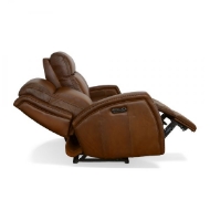 Picture of MUSTANG LEATHER POWER RECLINING SOFA WITH POWER HEADRESTS