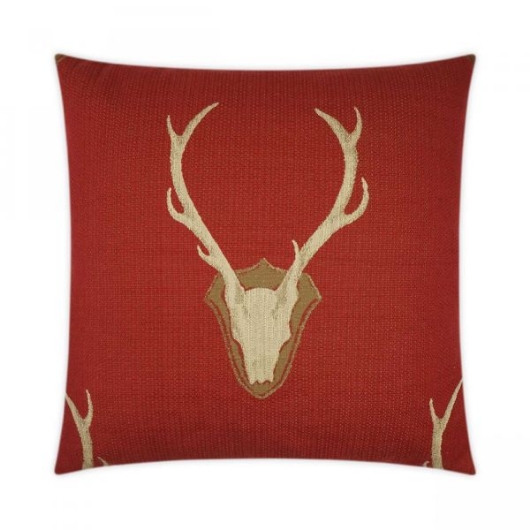 Show details for UNCLE BUCK RED THROW PILLOW Picture of UNCLE BUCK RED THROW PILLOW