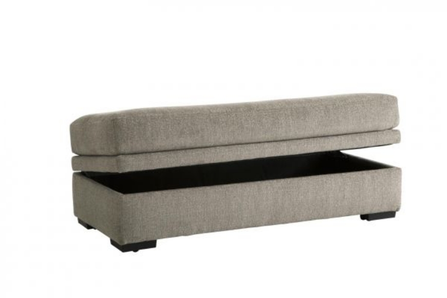 Picture of BRI PEWTER STORAGE OTTOMAN