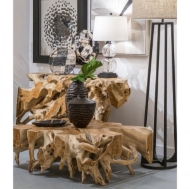 Picture of TEAK ROOT CONSOLE TABLE