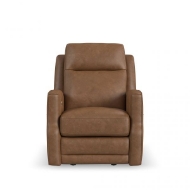 Picture of MAXWELL LEATHER POWER GLIDING RECLINER WITH POWER HEADREST AND LUMBAR