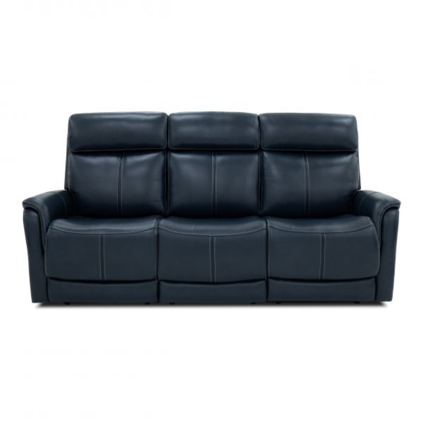 Picture of VIEW LEATHER POWER RECLINING SOFA WITH CONSOLE, POWER HEADRESTS & LUMBAR