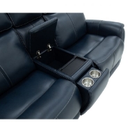 Picture of VIEW LEATHER POWER RECLINING LOVESEAT WITH CONSOLE, POWER HEADRESTS & LUMBAR