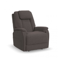 Picture of ZECLINER MODEL 3+ POWER ROCKING RECLINER POWER HEADREST, LUMBAR, HEAT & MASSAGE IN CHESTNUT